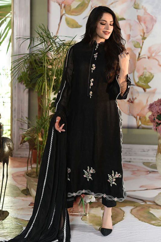 Picture of Parishay - Black - Shirt And Dupatta