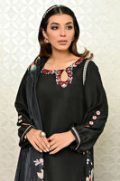 Picture of Palawan Black Raw Silk