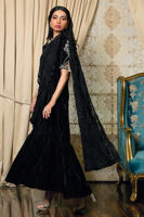 Picture of Lulu - Black Saree Drape
