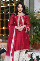Picture of Sania - Cherry - Shirt And Dupatta