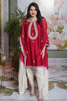 Picture of Sania - Cherry - Shirt And Dupatta