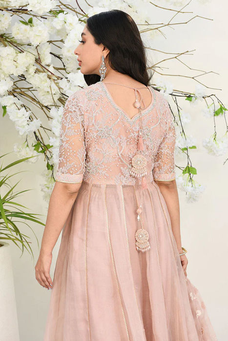 Soft Pink Tiana - Shirt And Dupatta