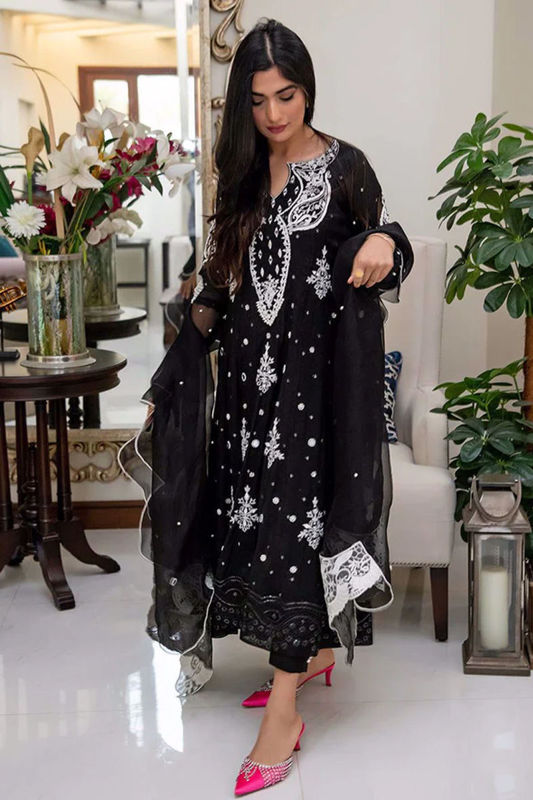 Picture of Black Sheesh Kalidar